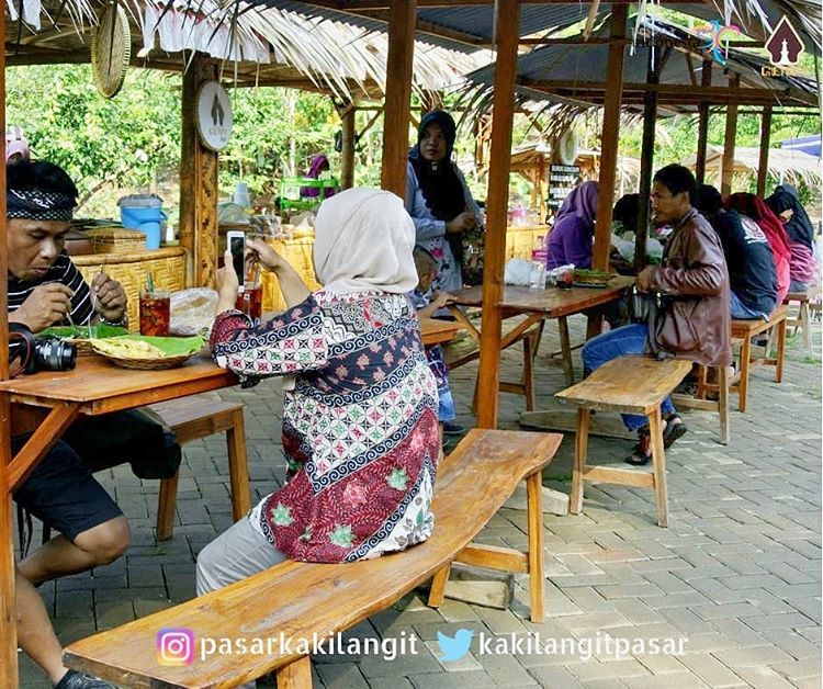 Pasar Kaki Langit di Desa Wisata, sumber ig pasarkakilangit
